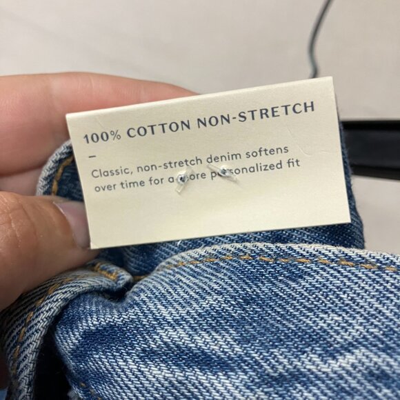 Universal Thread Women's 16 Blue High-Rise Cutoff Mini Jean Shorts Button Fly - Picture 10 of 15